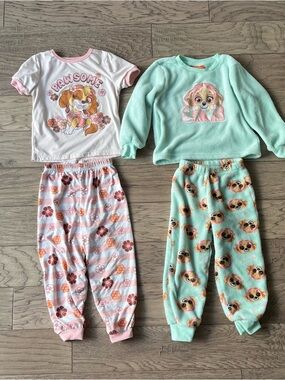 Paw Patrol 4t pyjama lot